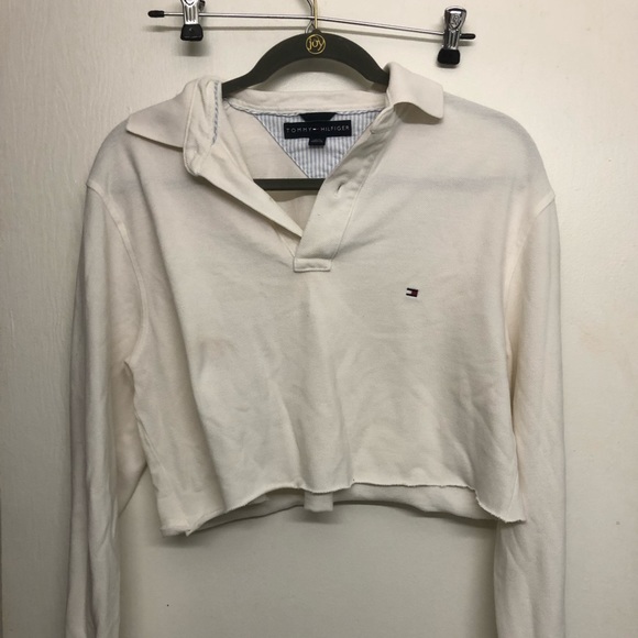 Tommy Hilfiger Tops - CROPPED TOMMY HILFIGER LONG SLEEVE!
